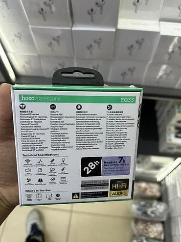 e96a hoco: HOCO EQ33 — беспроводная полувкладышевая гарнитура с удобной посадкой — 2