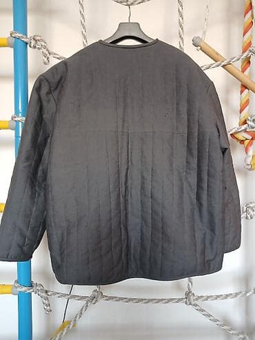 куртка теплая: Куртка женская весна-осень,стеганная на подкладе,застежка:пуговица,без — 3