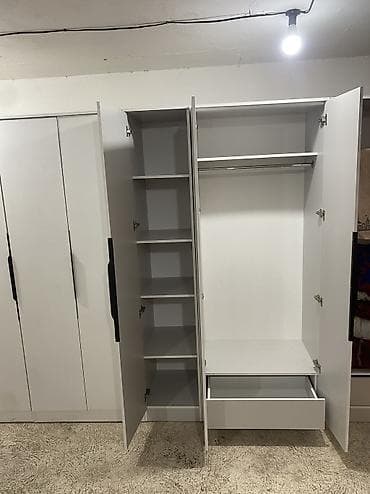 угловой шкаф в гостиную: Шкаф для одежды, Новый, Прямой, ЛДСП — 7