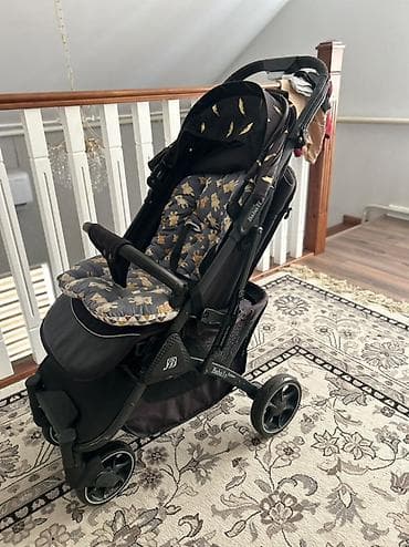 Прогулочная коляска Babylо Design (надпись на раме) с компактным at lalafo.kg Прогулочная коляска Babylо Design (надпись на раме) с компактным