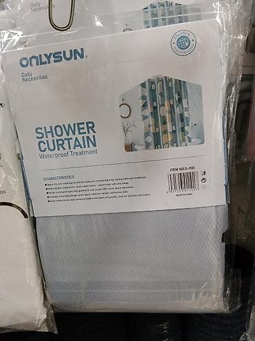 Хозтовары: Штора для душа ONLYSUN, водоотталкивающая Ключевые особенности: - — 1
