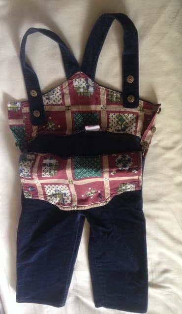 дордой оптом детские вещи: Джинсы и брюки, цвет - Синий, Б/у — 3