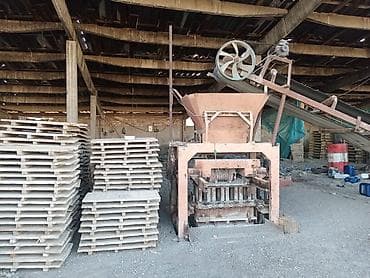 отбойный молот: Комплект линия для производства бетонных блоков/шлакоблоков. 3 матрица — 1