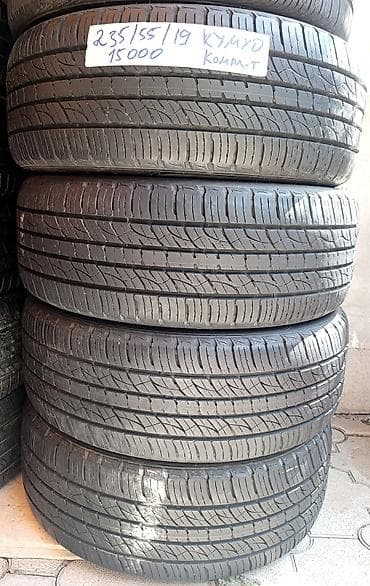19: Шины 235 / 55 / R 19, Лето, Б/у, Комплект, Легковые, Корея, Kumho — 1