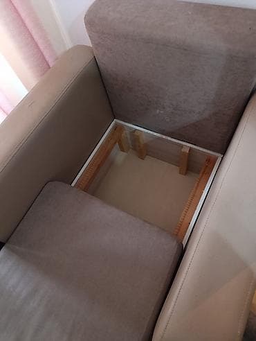 жыгач терезелер: Ашкана үчүн жумшак бурчек, түсү - Саргыч боз — 4