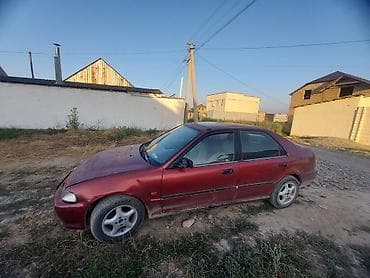 Унаа: Honda Civic: 1993 г., 1.5 л, Кол менен иштөөчү, Бензин, Седан — 3