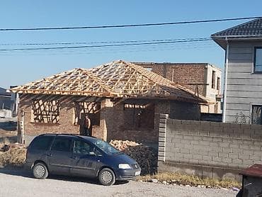 Кровельные работы под ключ - Монтаж стропильной системы: односкатные