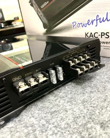 музыка на авто: Оригинальный усилитель Kenwood KAC-PS804EX Тип усилителя — 2