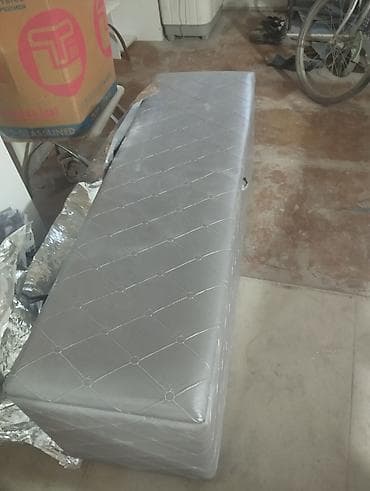 Пуфики: Пуф-банкетка с ящиком для хранения. - Прямоугольная форма, компактная — 2