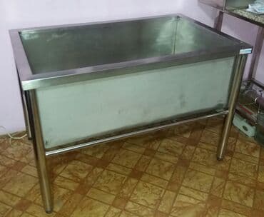 Посуда и кухонный инвентарь: Моика нержавеющая для кафе. Любые размеры. Мойка двухсекционная, Мойка — 3