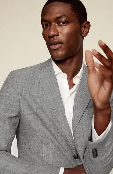 second hend: Костюмный пиджак slim fit изо льна Линия Tailored. Slim fit. 100% — 6