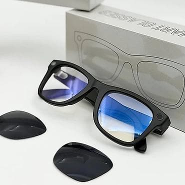 очки желтые: Смарт‑очки с камерой и сменными линзами - Модель: Smart Glasses — 4