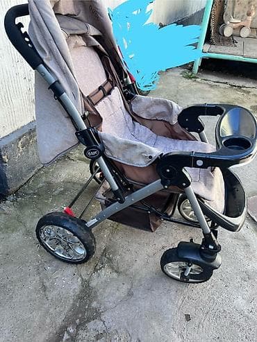 сидячие коляски: Коляска, Другой бренд, цвет - Коричневый, Б/у, Самовывоз, Платная доставка — 1