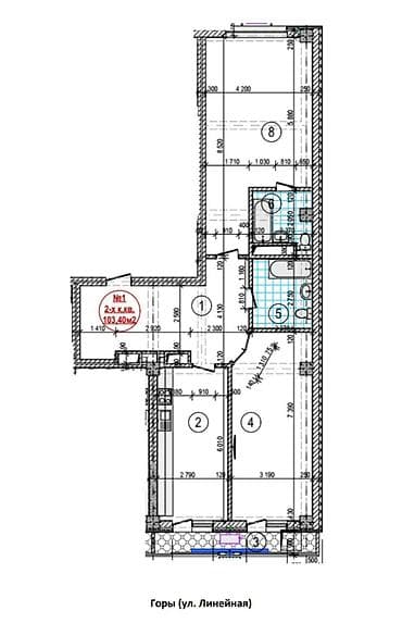 Продажа квартир: 2 комнаты, 103 м², Элитка, 7 этаж, Евроремонт — 2