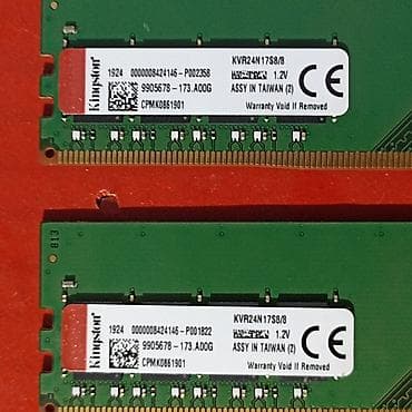 sd disk: Оперативная память (RAM) для ПК, Б/у, Kingston, 8 ГБ, DDR4, 2400 МГц — 4