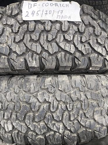 Шины 245 / 70 / R 17, Всесезонная, Б/у, Пара, Внедорожные (АТ/МТ), BFGoodrich