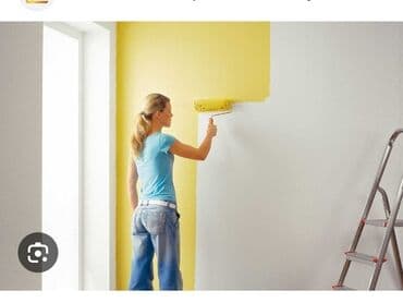 ёмкость еврокуб: Покраска стен и потолков - Аккуратное нанесение интерьерных красок — 1