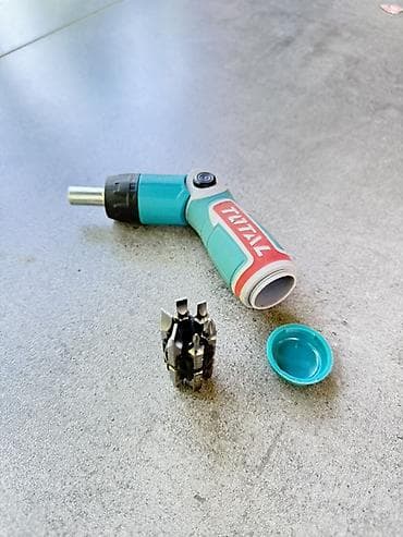 Курулуш жабдуулары: Отвёртка с трещоткой TOTAL 13 в 1 - Компактная трещоточная отвёртка с — 1