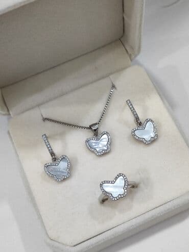 самые красивые свадебные платья в мире: Набор украшений, Проба 925, Женские, Новый — 4