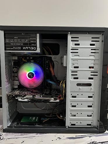 ps 3: Компьютер, ядер - 8, ОЗУ 16 ГБ, Для работы, учебы, Б/у, Intel Core i3, AMD Radeon RX 580, HDD + SSD — 1