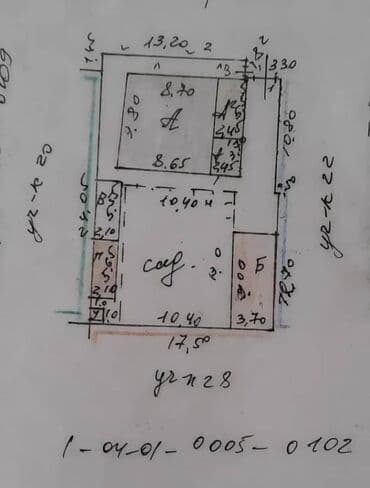 дом в районе кызыл аскер: Дом, 76 м², 4 комнаты, Агентство недвижимости, Косметический ремонт — 1