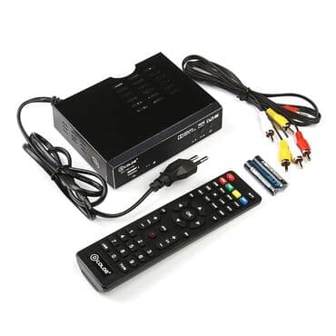 портативный калонка: Приставка для цифрового ТВ D-COLOR DC1501HD, FullHD, DVB-T2, дисплей — 1