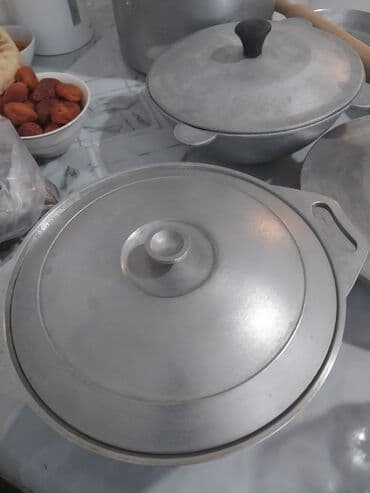 Сушилки: Набор алюминиевой посуды для кухни Состав: - Двухъярусная — 10