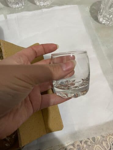 чай ичкен столдор: Набор стеклянных рюмок/стаканов для напитков - Комплектация: 6 штук в — 5