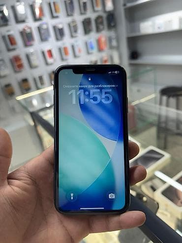 nokia 8910i: IPhone 11, Б/у, 128 ГБ, Черный, Защитное стекло, Чехол, 100 % — 1