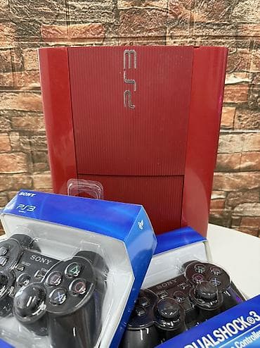 Продаю идеальную PS3 super slim, прошитая +70топ игр, Память 1000гиг