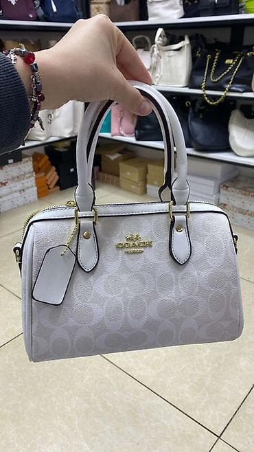 Классические сумки: Классическая сумка, Coach, Материал: Искусственная кожа, Застежка на молнии, Женские — 1