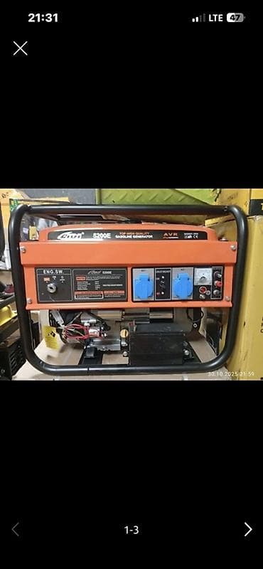 Строительный инвентарь: Сдам в аренду! Бензиновый генератор «Герой» (серия 5200/5.5 кВт) — 1