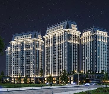 2 bedroom: 2 комнаты, 78 м², Элитка, 12 этаж, Готовая ПСО (под самоотделку) — 1