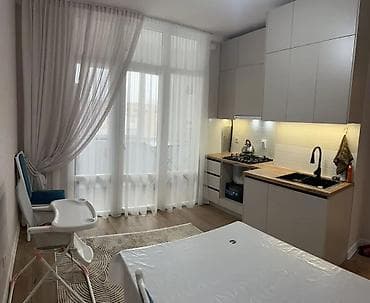 osh flat: 2 комнаты, 54 м², Аламедин-1 мкр Индивидуалка, 6 этаж, Евроремонт — 4