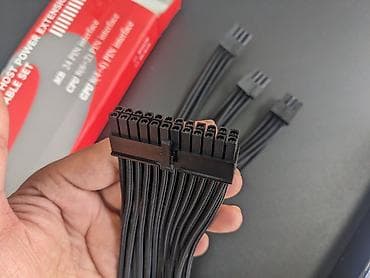 4 pin: Набор удлинителей питания для ПК AuyiHomu Комплектация и разъёмы: - — 2