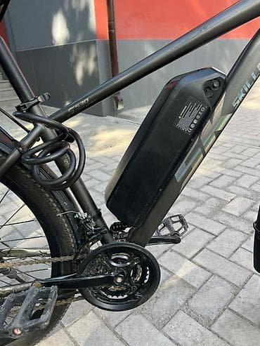 элэктро: Городской велосипед, Skillmax, Рама XL (180 - 195 см), Б/у — 5