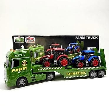 Игровой набор «FARM TRUCK» — автопоезд для перевозки сельхозтехники с