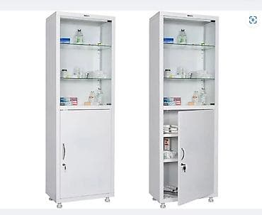 Шкаф медицинский HILFE МД 1 1760/SG - Предназначен для хранения