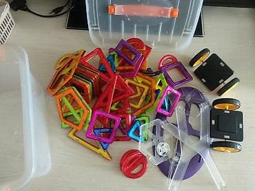 magic box: Магнитный конструктор 88 деталей, вместе с контейнером. В идеальном — 1