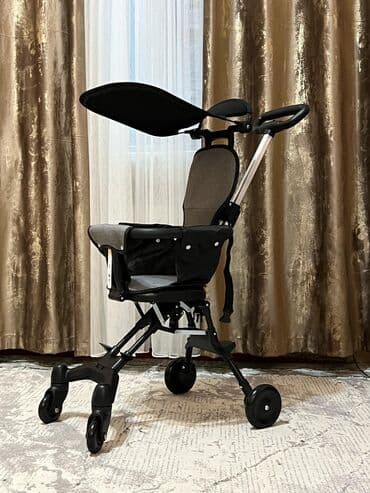 коляска prego: Коляска, цвет - Черный, Новый — 1