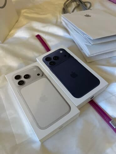 жоский диск для пк: IPhone 17 Pro, Жаңы, 512 ГБ, Көк, Куту — 1