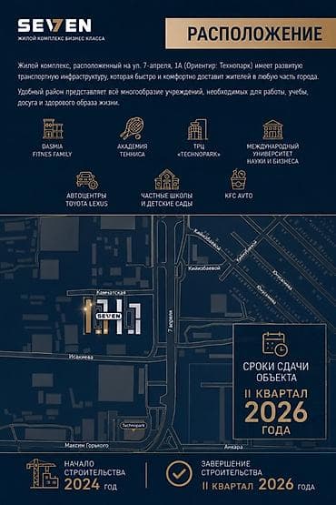 стро: Сдан, 1 комната, 45 м² — 3