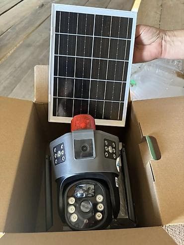 beta fpv: Уличная поворотная Wi‑Fi камера видеонаблюдения с солнечной панелью — 3