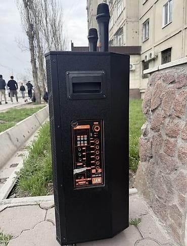 Аудиотехника: Аренда Колонка 1000 сом Bluetooth AUX UZB Микрофон 2 шт Заряд хорошо — 2