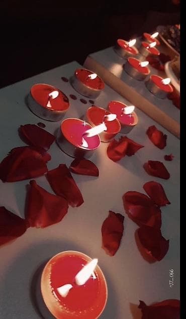 Романтическое оформление пространства “под ключ” - Декор свечами