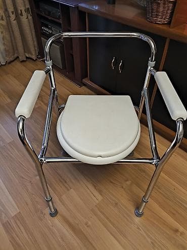 Биодааратканалар: Стул - туалет - Материал рамы: стальная хромированная труба — — 1