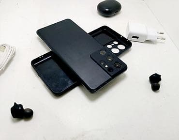 galaxy a 13: Samsung Galaxy S21 Ultra 5G, Б/у, 256 ГБ, цвет - Черный, 1 SIM, eSIM — 8