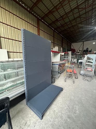 Соода жабдуулары: Стеллаж, стелаж, полки, витрины, полка, полка магазинная, полка — 10