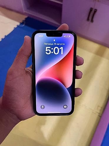 redmi note 11: IPhone 14, Б/у, 256 ГБ, Черный, Чехол, 80 % — 2