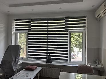 projector screen: Рулонные шторы «День-Ночь» для широкого панорамного окна - Тип — 4